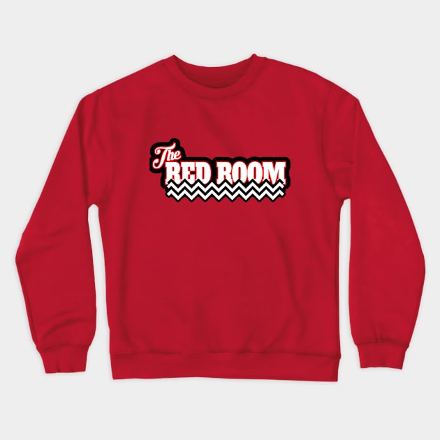 Twin Peaks Red Room Text Floor Crewneck Sweatshirt by Rebus28